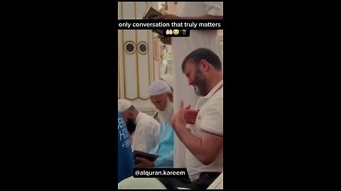 When you have conversation with your creator