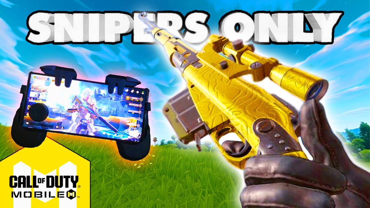 Snipers Only Challenge in Call of Duty Mobile! (LIVE)