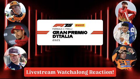 Formula 1 Italian Grand Prix 2025 Livestream Watchalong Reaction
