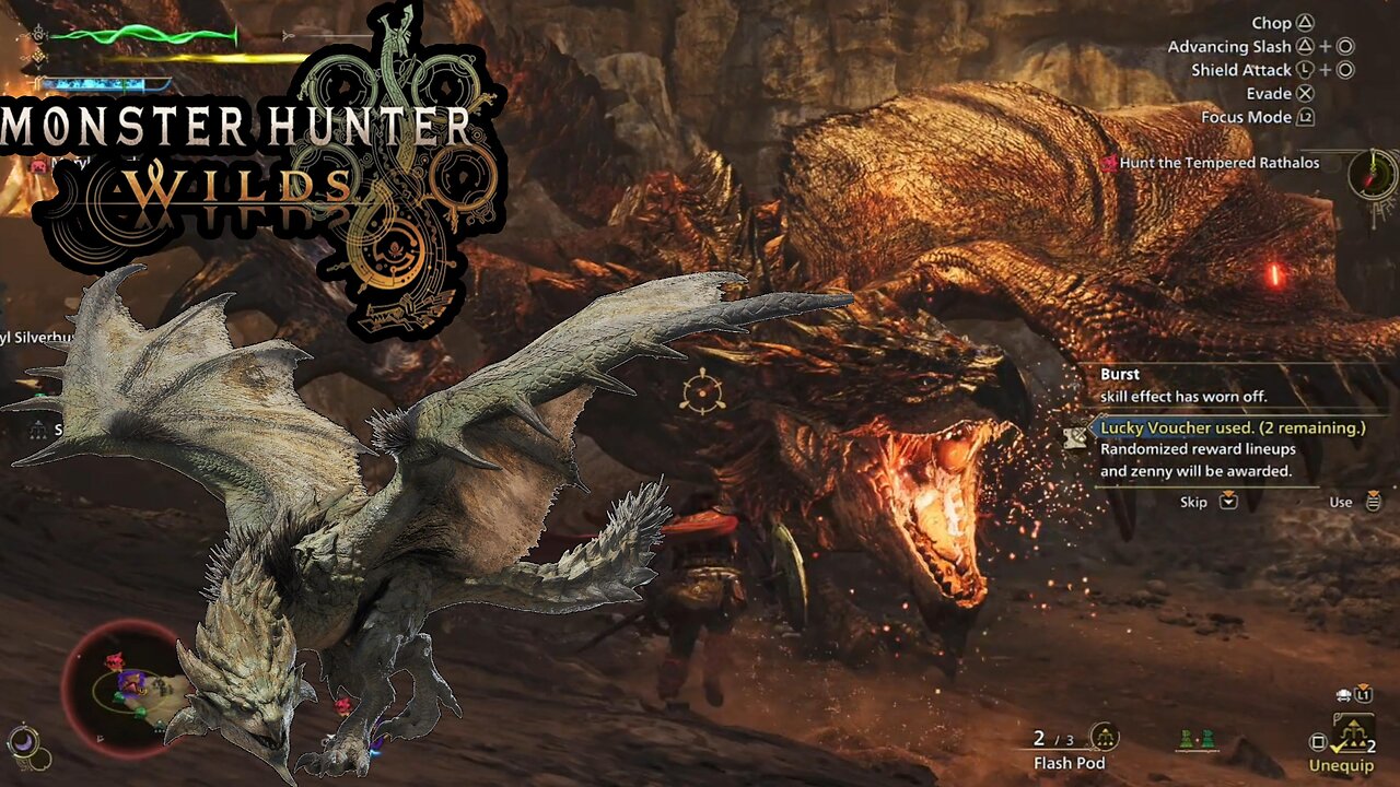 Monster Hunter Wilds Rathian Hunt & Rathalos Arena Hunt (Playstation 5) Gameplay