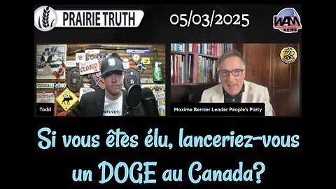 Si vous êtes élu, lanceriez-vous un DOGE au Canada?