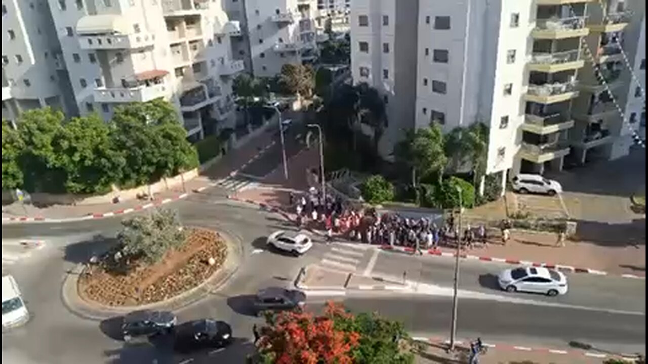 Bride in Israel celebrate the day after her house was damaged.