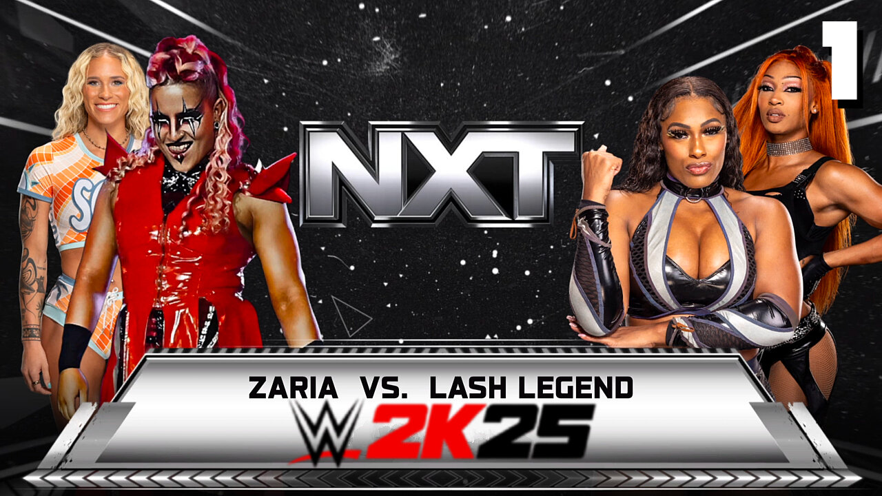 WWE 2K25 NXT April 1 2025 - Match 1: Zaria goes through!