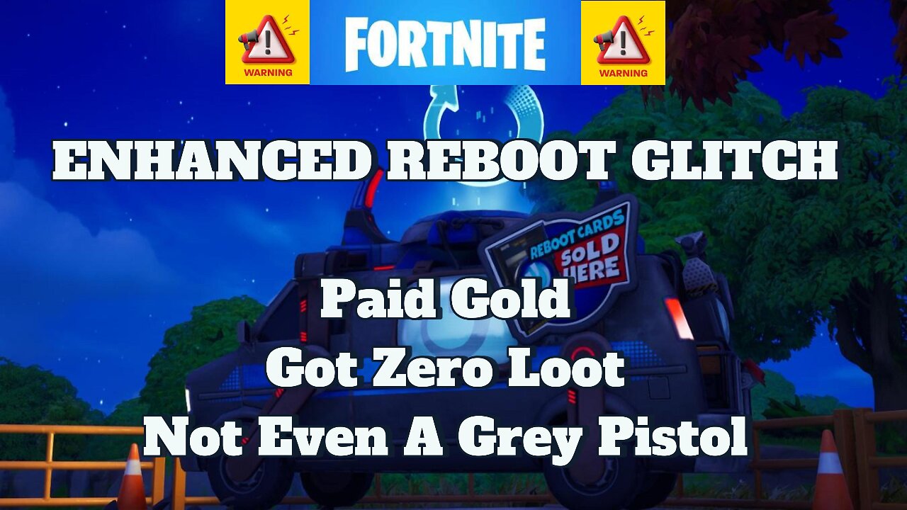 BEWARE Fortnite's Enhanced Reboot GLITCH!!!