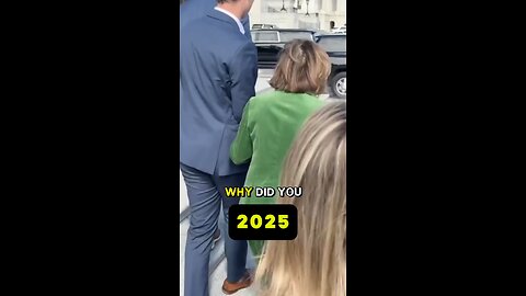 Nancy Pelosi snaps! Is this the reaction of an innocent person?