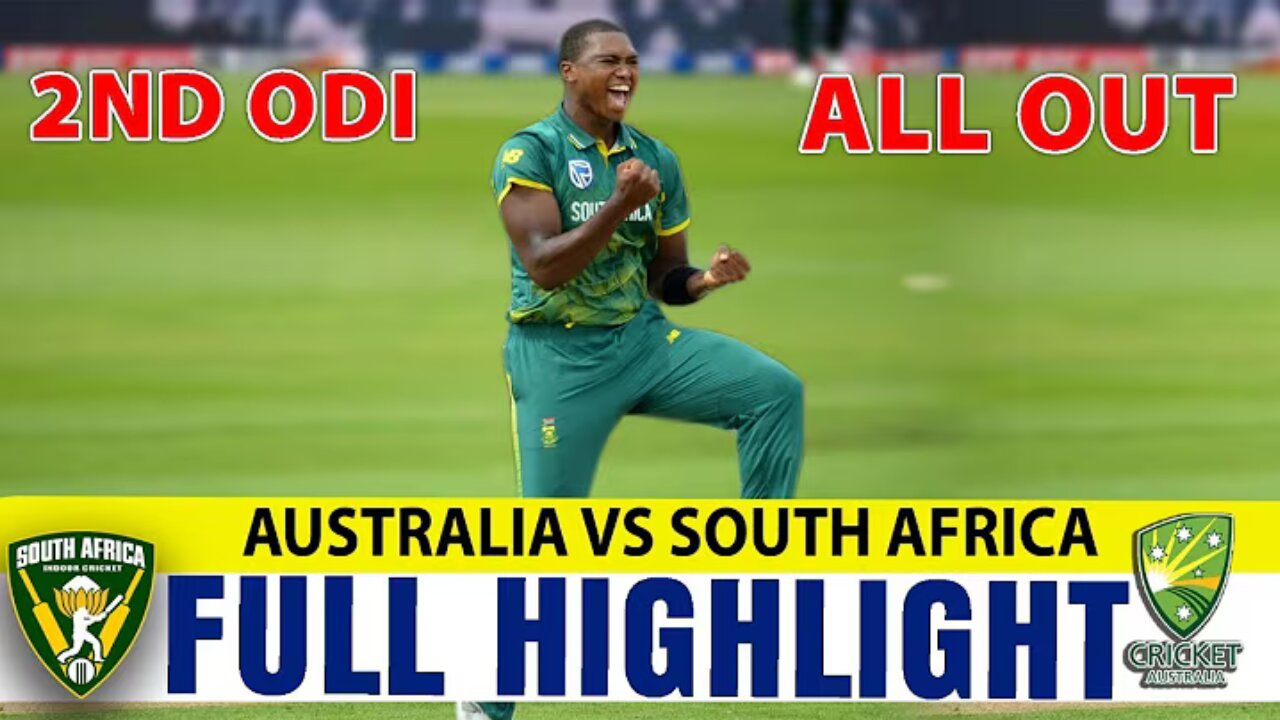 Australia v South Africa 2025-26 | Second ODI