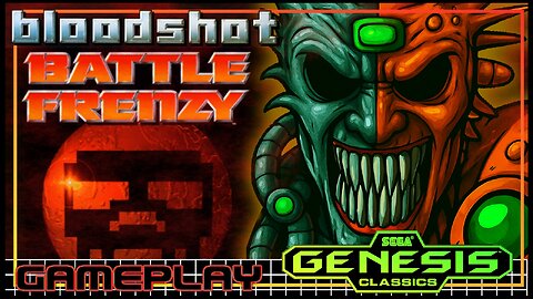 🔫 GAMEPLAY – Bloodshot / Battle Frenzy – SEGA Genesis
