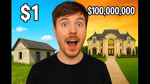 $1 vs $100,000,000 House!