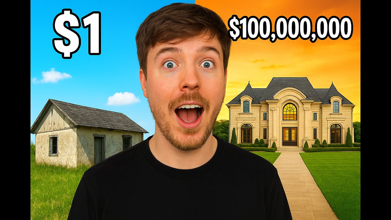 $1 vs $100,000,000 House!