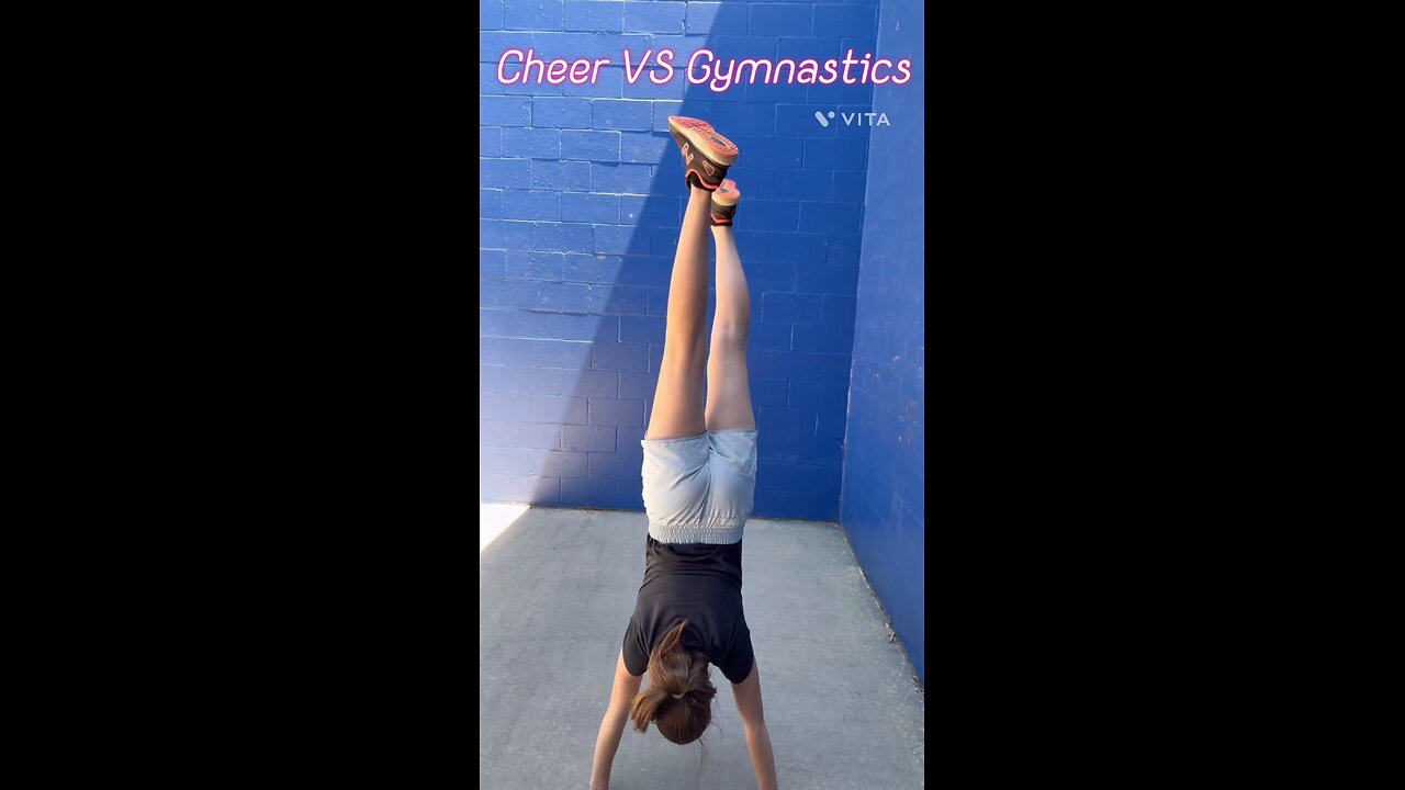 Gymnastics VS Cheer Skills part 1 #shorts