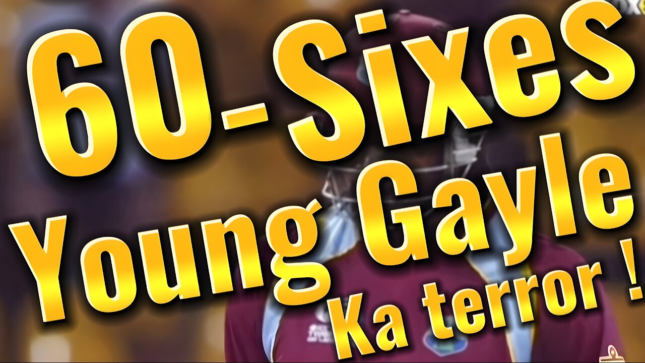 Chris Gayle’s CRAZY 60 Sixes – Pure Power & Madness!