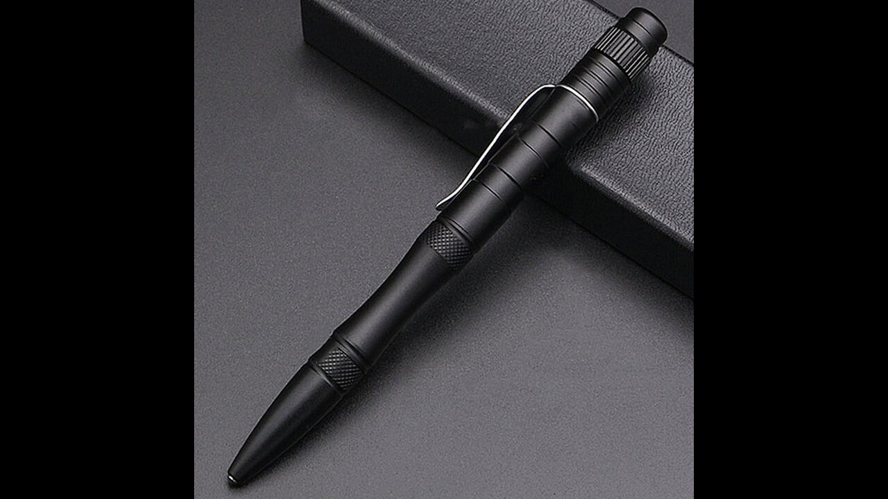 4-in-1 Multifunctional Tactical Pen, with Glass Breaker, LED Flashlight, Ballpoint Pen