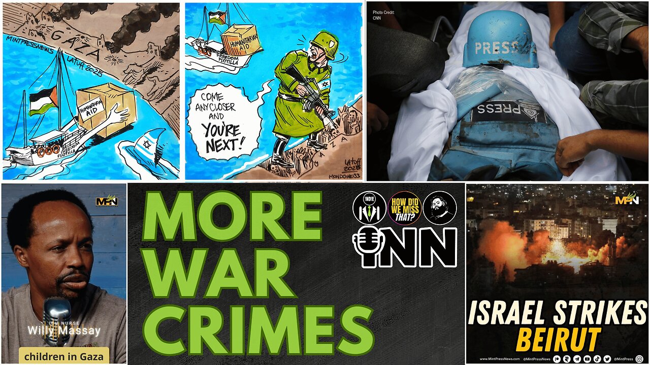 More Gaza Journalists Killed, Beirut BOMBED, Shot in the Privates, Stenographers to Power