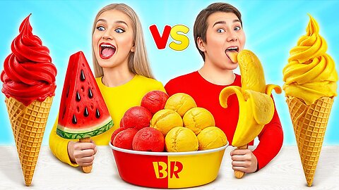 Same Color Fruit Ice Cream Challenge by mindAlex Challenge