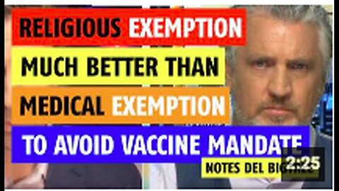 "Religious Exemption Surpasses Medical Exemption in Evading Vaccine Mandate"