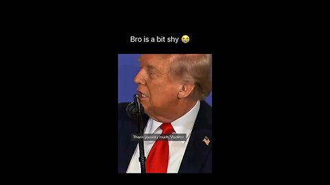 bro started blushing 😭 #trump #reels #funny #usa