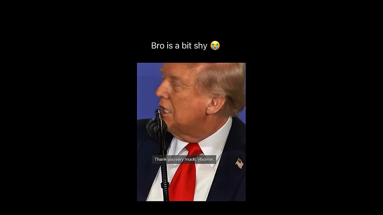 bro started blushing 😭 #trump #reels #funny #usa