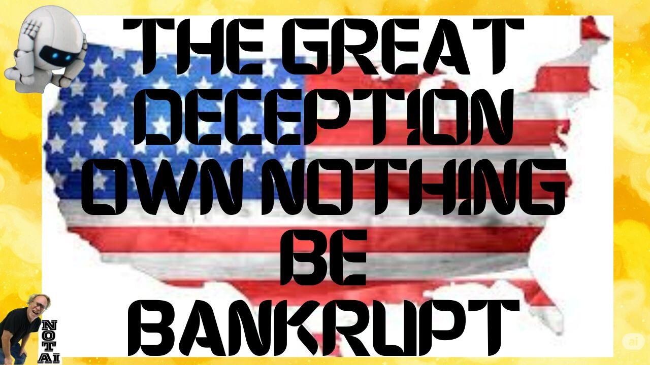 The GREAT DECEPTION of modern society ARE YOU TRULY FREE ?