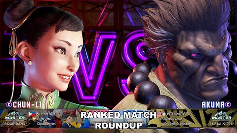 Kuya Kalbo SF6 Ranked Match Roundup. Chun Li Master Rank [Hori Fight Stick]