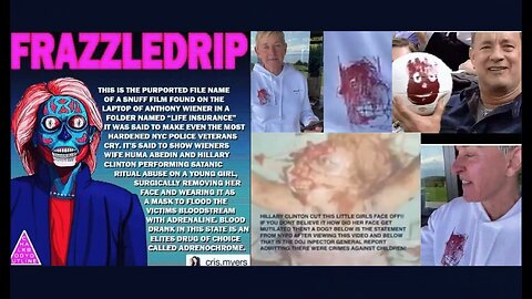 🔲🔺 Frazzledrip: Hillary Clinton Snuff Video ▪️ Where is Anthony Weiner's laptop❓
