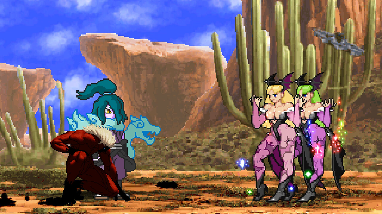 MUGEN - Orochi & Fuchigami vs. Morrigan x2 - Download