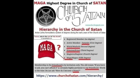 DO "MAGA" CHRISTIANS OF THE CHURCH OF SATAN CONGREGATION KNOW SEPARATION OF CHURCH AND STATE? - King Street News