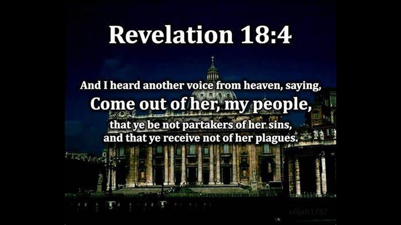 Babylon is fallen: COME OUT of Babylon says God (3)