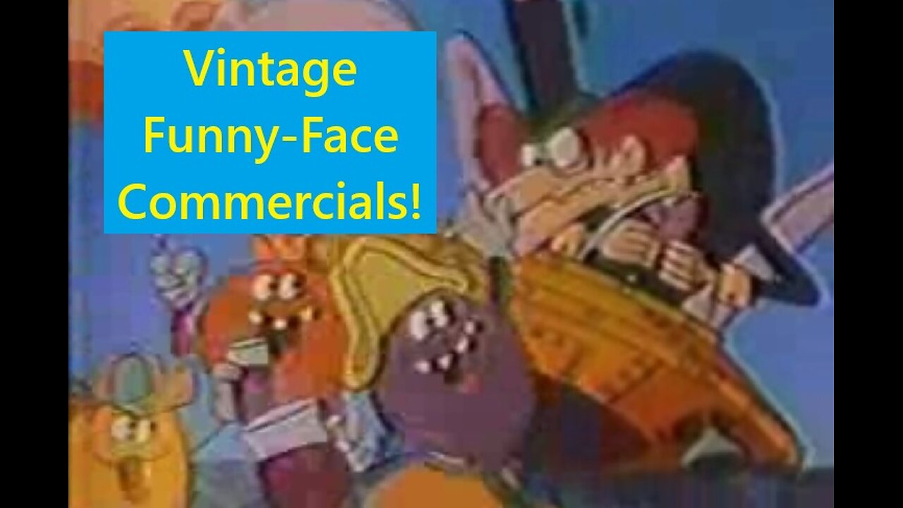 Retro Pillsbury Funny Face Drink Mix Commercial AD Compilation 1960s & 1970s