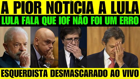 🔥🚨 BOMBA! Lula diz que anúncio de IOF não foi erro! Esquerdista é desmacarado ao vivo na CNN!