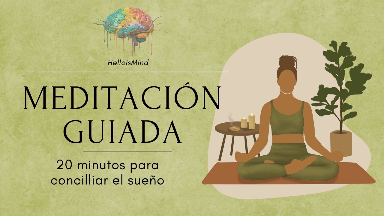 DUERME EN 20 MINUTOS | Meditación Guiada con Lluvia para Insomnio y Ansiedad Nocturna | HelloIsmind