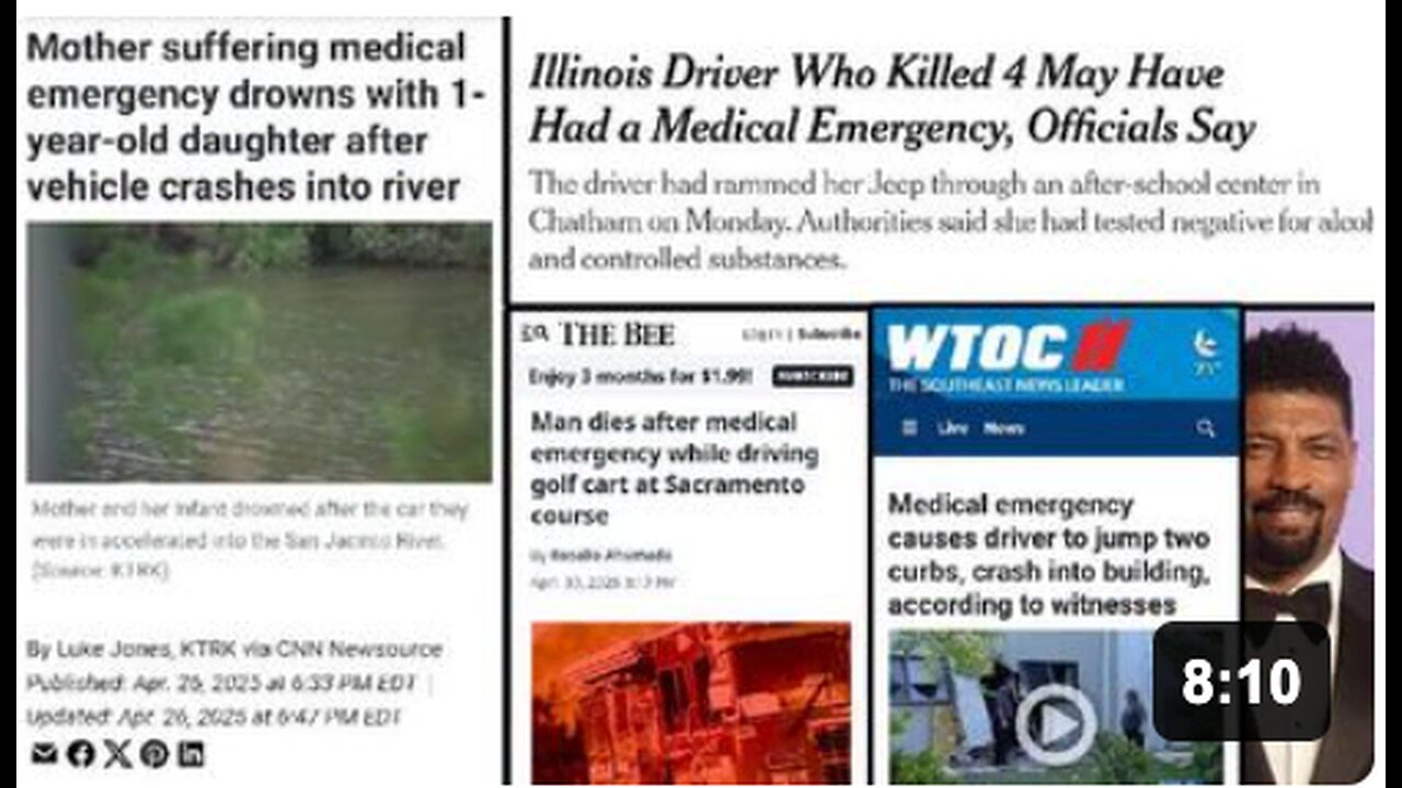 Vaccinated drivers continue their destruction everywhere!