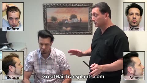 Dr. Brett Bolton Performs MaxHarvest™ Procedure and Scar Revision on Patient Andy