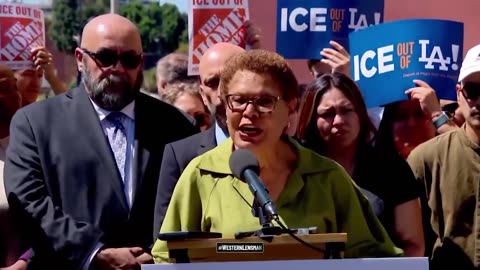 An apoplectic Karen Bass says she “dissents” from SCOTUS