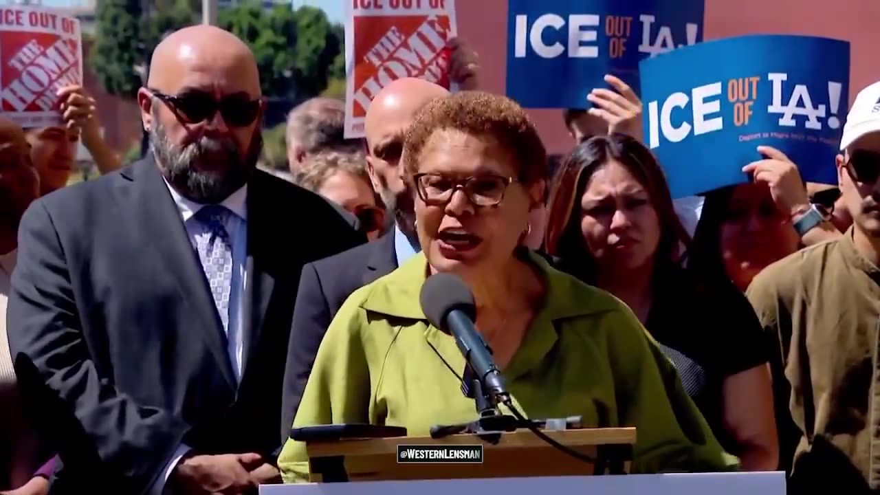 An apoplectic Karen Bass says she “dissents” from SCOTUS