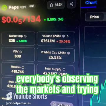 pepe crypto price prediction bitcoin news today #fyp bull run or crash_ 💥