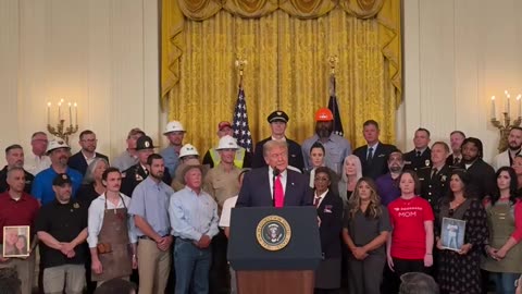 President Donald Trump hosts event for Big Beautiful Bill