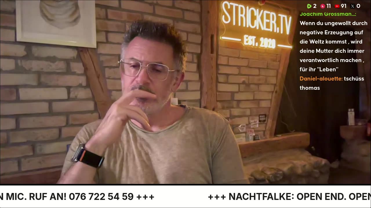 NACHTFALKE: RUF AN: 076 722 54 59