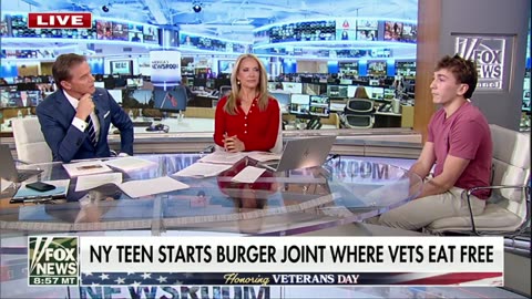 Meet 18-year-old Will Burrell from New York, who launched a burger joint offering free meals