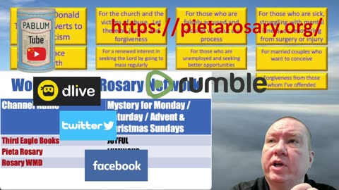 Mary's Daily Live Holy Rosary Prayer at 8:00 p.m. EDT 08/23/2025