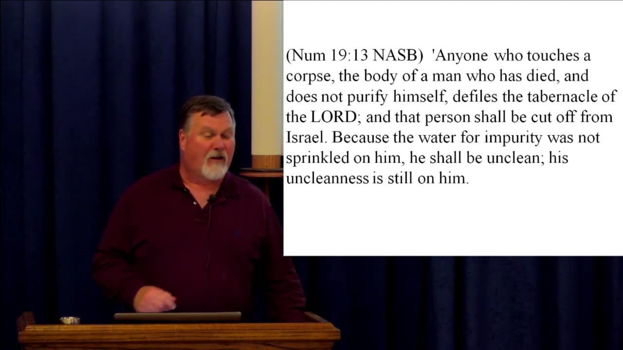 Numbers 19 – The ordinance concerning the red heifer sacrifice. 2023