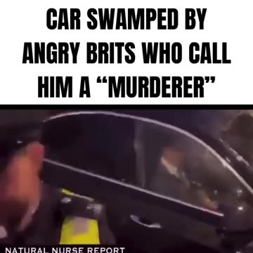 ANGRY BRITISH PEOPLE AROUND BILL GATES CAR