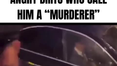 ANGRY BRITISH PEOPLE AROUND BILL GATES CAR