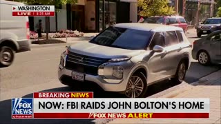FBI agents are now at JOHN BOLTON'S OFFICE in Washington DC after the raid on his home in Bethesda.