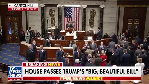 BREAKING: House passes Trump's 'big, beautiful bill'