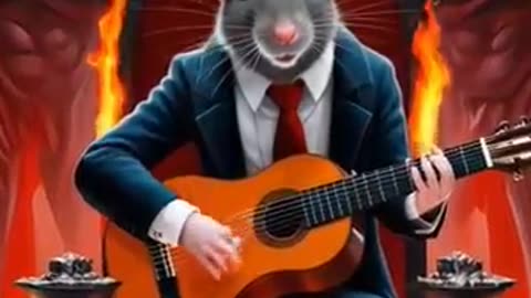 hell rat #shorts#viralvideo#mouse#guitar#ai#hell