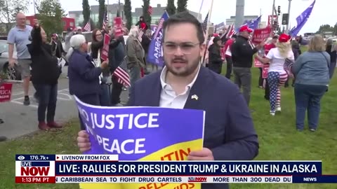 LiveNOW from FOX - Trump-Putin Summit: Rallies for President Trump and Ukraine in Alaska