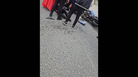 Motorcycle accident Bradford UK 🇬🇧
