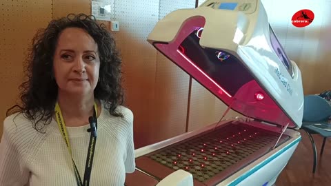 MED BED CVIL. Entrevista a Yolanda y José en Feria Magic por TV CABRERA