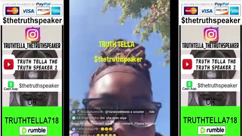 QUEENIVY RIDES SCOOTERS WITH HER MAN THEN A TRANS JOINS HER LIVE TO SAY HER MAN IS DL