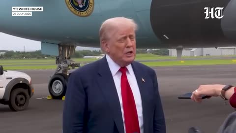 In_UK,_Trump_Gives_Chilling_Warning_To_Europe,_Reacts_To_Macron_Palestine_Vow,_Faces_Epstein_Storm